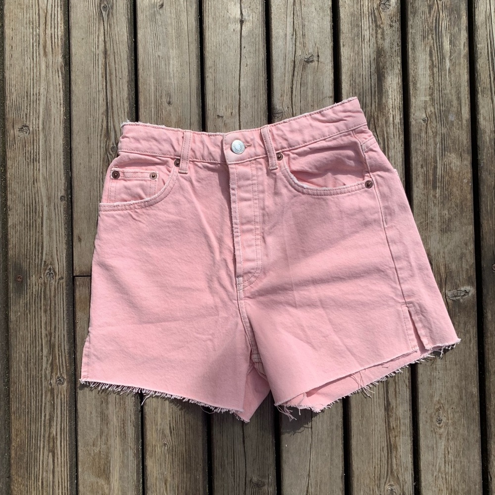 Zara Pink High Rise Shorts
